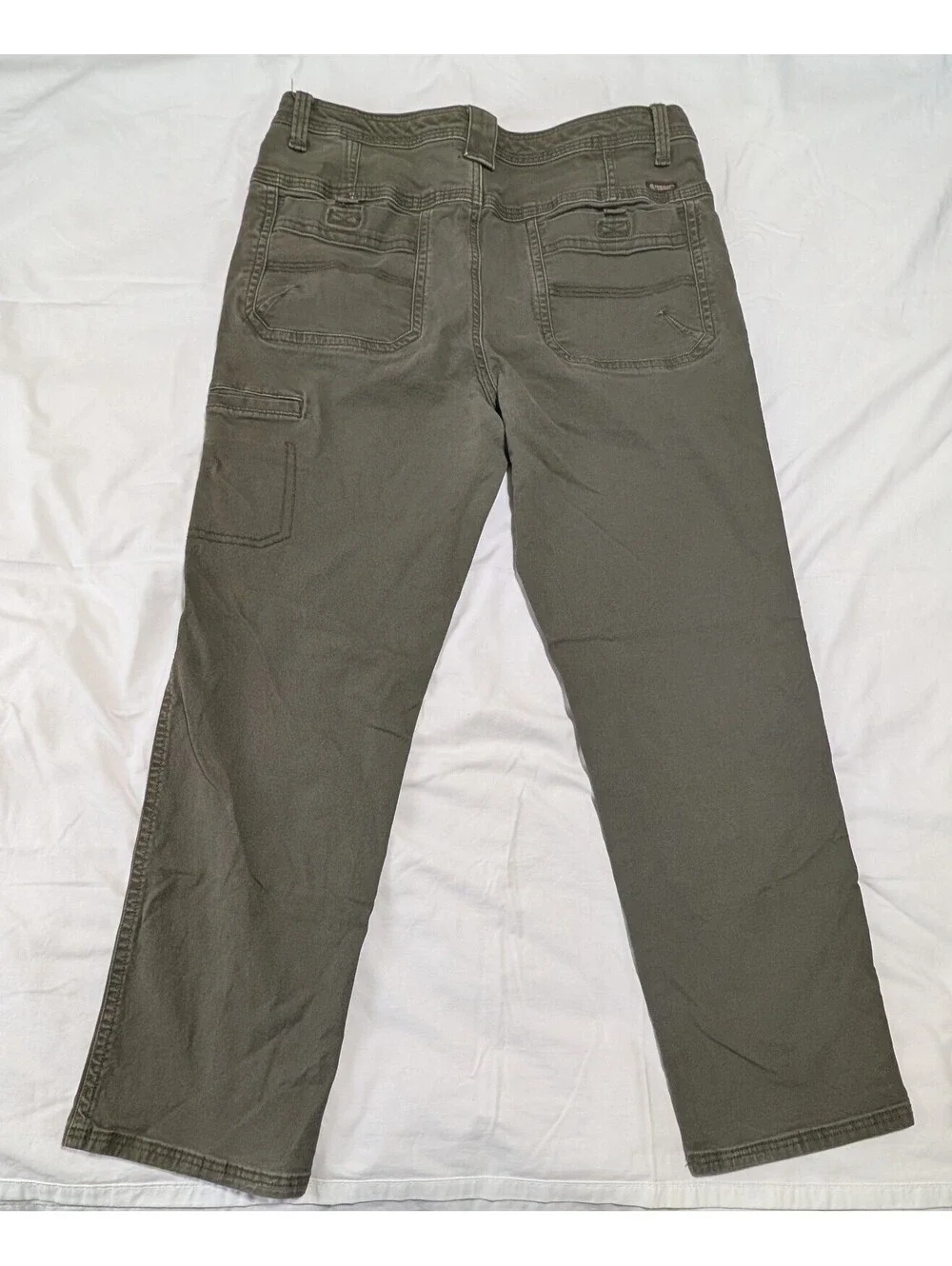 Legendary Outfitters Men's Canvas Pants 36x32 Olive Green Relaxed Fit